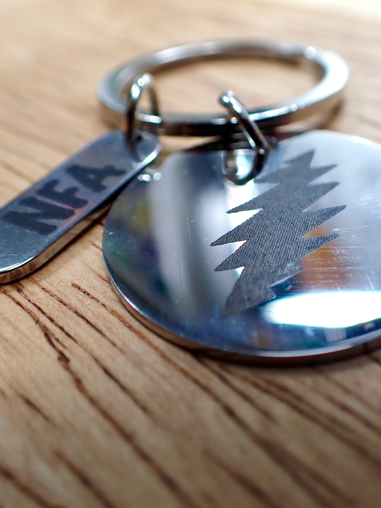 Grateful Dead Bolt NFA Keychain
