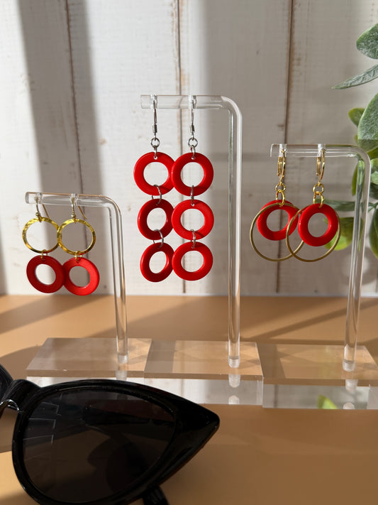 Phish 3 Donut Earrings