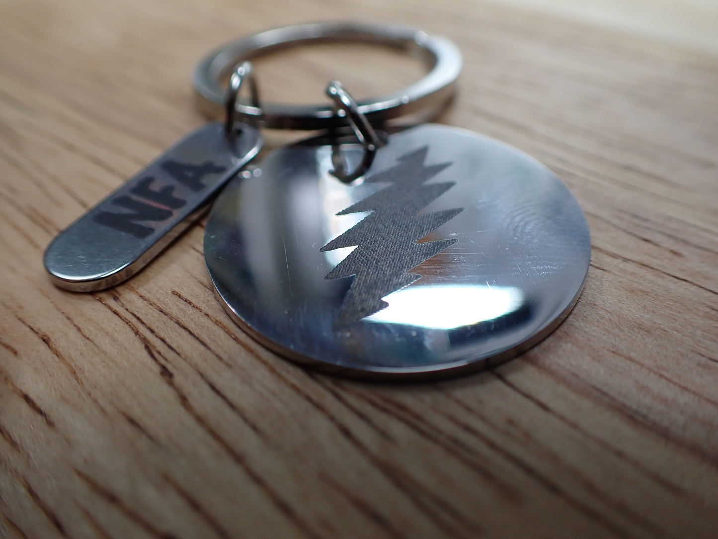 Grateful Dead Bolt NFA Keychain