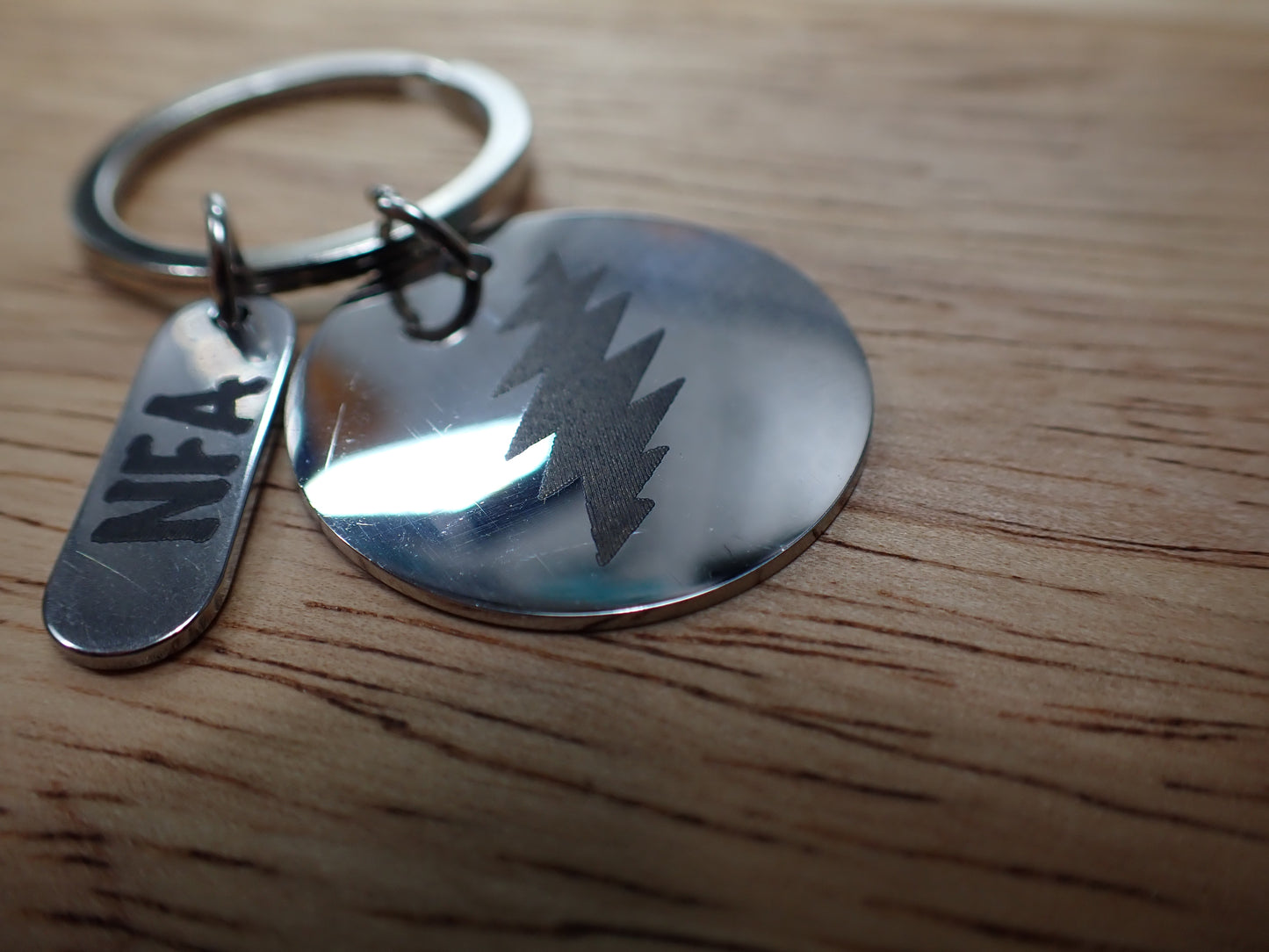 Grateful Dead Bolt NFA Keychain