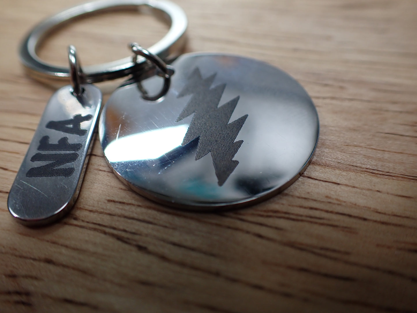 Grateful Dead Bolt NFA Keychain