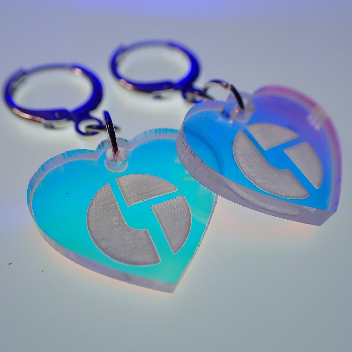 Disco Biscuits Iridescent Charm Earrings